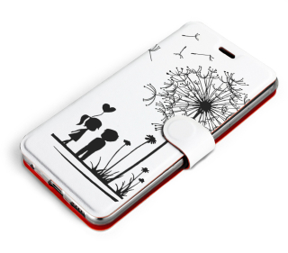 Knížkové flip pouzdro Mobiwear - Motorola Edge 30 Pro - MH16P Dvojice s pampeliškou - VÝPRODEJ
