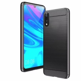 Silikonové pouzdro Coolcase CARBON na Huawei Y7 2019 černé