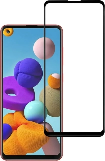 Tvrzené ochranné sklo Aligátor GLASS PRINT na displej Samsung Galaxy A21s černé full glue