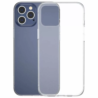 Silikonové pouzdro Coolcase Ultra Thin  0,5 mm na mobil Apple iPhone 12 / Apple iPhone 12 Pro čiré