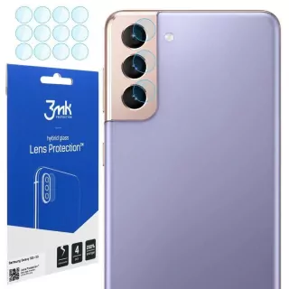 Ochranná fólie 3MK Flexible na čočku fotoaparátu Samsung Galaxy S21 5G (4x3ks)