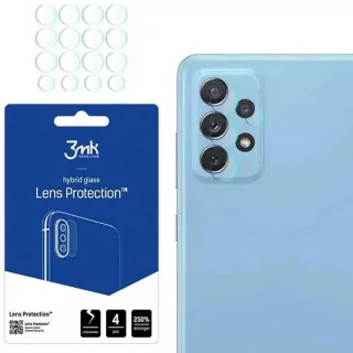 Ochranná fólie 3MK Flexible na čočky fotoaparátu Samsung Galaxy A72 (4x5ks)