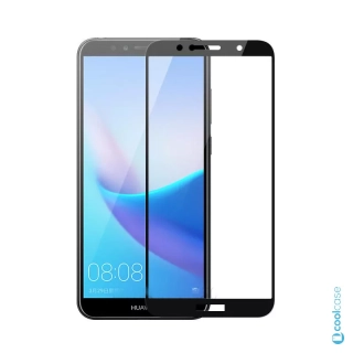 Ochranné sklo ALIGATOR PRINT pro Huawei Y6 Prime 2018 / Honor 7A - černé, na celý displej 8595181135662