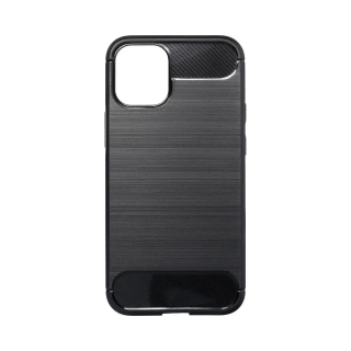 Silikonové pouzdro Coolcase Carbon na mobil Apple iPhone 14 Pro Černé