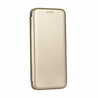 Otevírací flipové pouzdro Coolcase Elegance na mobil Samsung Galaxy A14 5G / LTE zlatavé