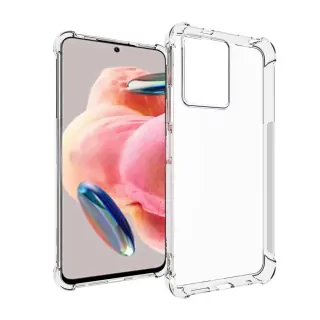 Silikonové pouzdro TRANSPARENT ALIGATOR  na mobil Xiaomi Redmi Note 12 Pro 5G / Poco X5 Pro 5G čiré, zesílené hrany