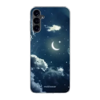 Silikonové pouzdro Mobiwear na mobil Samsung Galaxy A14 LTE / 5G - B026F Noční obloha - VÝPRODEJ