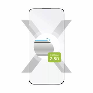 Ochranné tvrzené sklo FIXED na displej Apple iPhone 15 Pro Max s černým rámečkem (8591680156948)