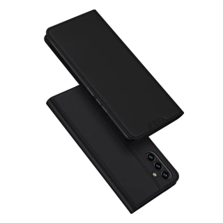 Prémiové flip pouzdro DUX DUCIS SKIN na mobil Samsung Galaxy A15 / A15 5G černé