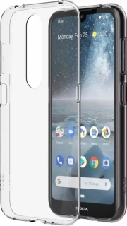 Silikonové pouzdro Coolcase Ultra Thin 0,5 mm na mobil Nokia 4.2 čiré