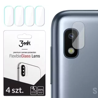Ochranná fólie 3MK Flexible na čočku fotoaparátu Samsung Galaxy A10 (4ks)