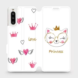 Knížkové flip pouzdro Mobiwear - Sony Xperia 10 II - MH03S - Kočička princess