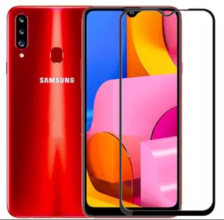 Tvrzené ochranné sklo Aligátor GLASS PRINT na celý displej Samsung Galaxy A20s černé