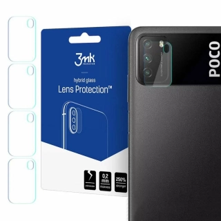 Ochranná fólie 3MK Flexible na čočku fotoaparátu Xiaomi POCO M3 (4ks)