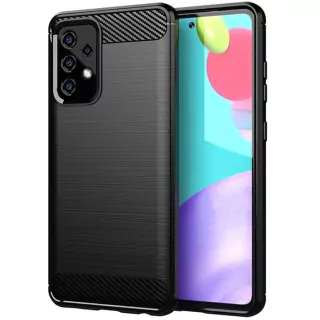 Silikonové pouzdro Coolcase Carbon na mobil Samsung Galaxy A72 černé