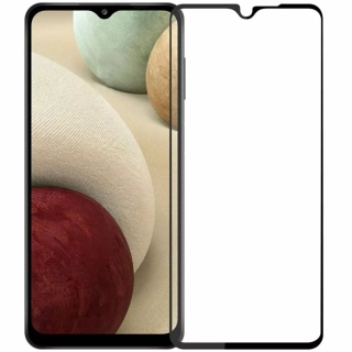 Ochranné sklo Aligátor Glass Print na celý displej Samsung Galaxy A12 / M12 černé (8595181132302)