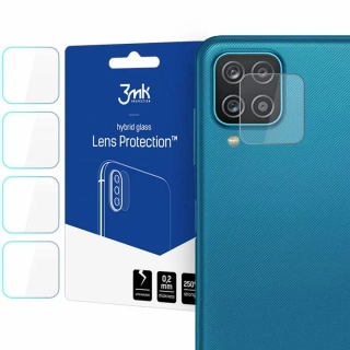 Ochranná fólie 3MK Flexible na čočku fotoaparátu Samsung Galaxy A12 (4ks)