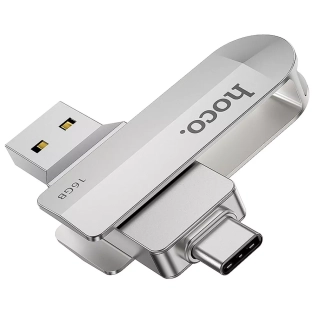Fleška USB Flash disk HOCO UD10 s kapacitou 16 GB USB 3.0 s konektorem USB a USB-C