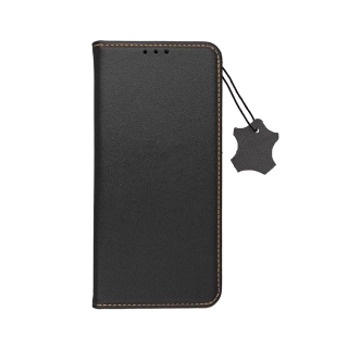 Elegantní kožené flip pouzdro Forcell Leather na mobil Samsung Galaxy A52 / A52 5G - černé