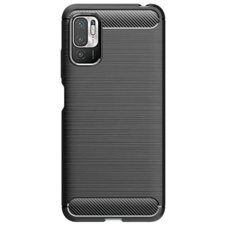 Silikonové pouzdro Coolcase Carbon na mobil Xiaomi Poco M3 Pro / Xiaomi Poco M3 Pro 5G / Xiaomi Redmi Note 10 5G Černé
