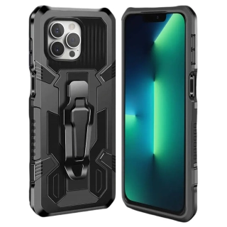 Odolné pouzdro Nexeri Tank na mobil Apple iPhone 13 Pro černé
