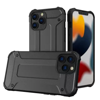 Odolné pouzdro Hybrid Armor na mobilní telefon Apple iPhone 13 Pro Černé