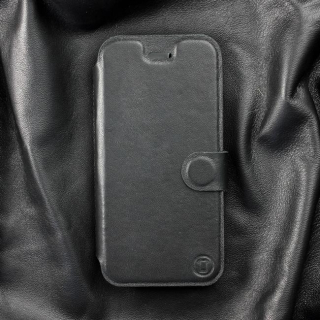 Flipové kožené pouzdro Mobiwear na mobil Xiaomi Mi 11 - Černé - L_BLS - výprodej