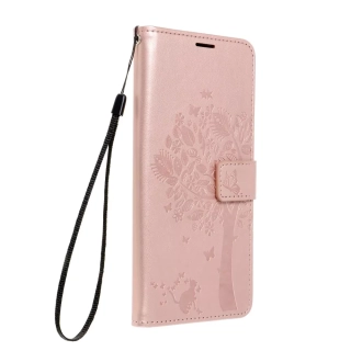 Flipové pouzdro Coolcase Mezzo na mobil Samsung Galaxy A33 5G - Tree rose gold