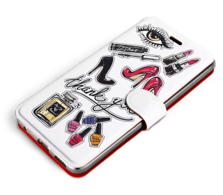 Flipové pouzdro Mobiwear na mobil Realme C21 - M131P Šminky, botky a voňavky - výprodej