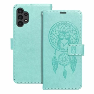 Flipové pouzdro Coolcase Mezzo Zelený lapač snů na mobil Samsung Galaxy A13