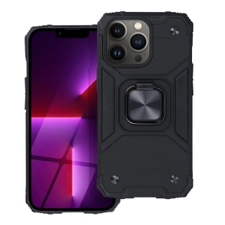 Hybridní pouzdro Coolcase Nitro na mobil Apple iPhone 13 Pro černé odolné se stojánkem