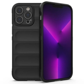 Odolné pouzdro Silky Shield na mobil Apple iPhone 14 Pro černé