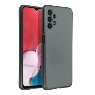 Silikonové pouzdro METALLIC na mobil Samsung Galaxy A13 Šedé