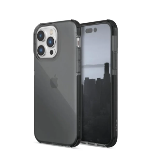 Silikonové pouzdro SPIGEN Raptic Clear na mobil Apple iPhone 14 Pro - Grey