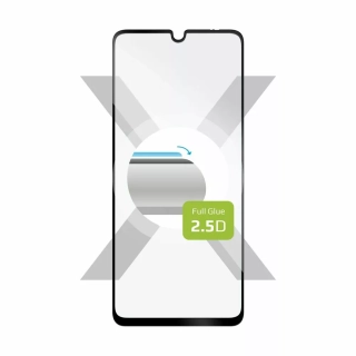 Ochranné tvrzené sklo FIXED pro Huawei Nova Y70 - černé - na celý displej
