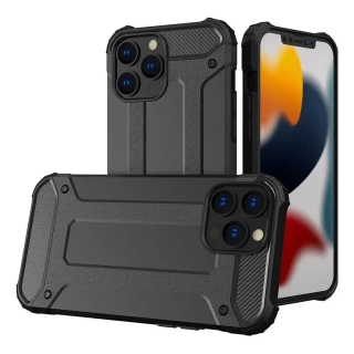 Odolné pouzdro Coolcase Armor na mobilní telefon Apple iPhone 14 Pro Max Černé