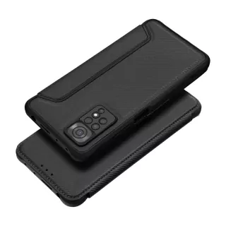 Ultimátní flip pouzdro RAZOR Coolcase Carbon na mobil Xiaomi 11 Lite 5G NE / Xiaomi Mi 11 Lite černé