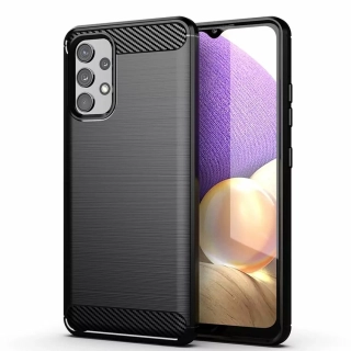 Silikonové pouzdro Coolcase Carbon na mobil Samsung Galaxy A33 5G Černé