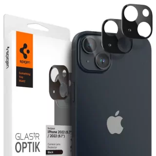 Ochranná sklíčka SPIGEN OPTIK.TR na čočky fotoaparátu Apple iPhone 14 / Apple iPhone 14 Plus (2 sady v balení) - snadná instalace (8809811867008)
