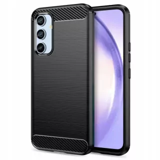Silikonové pouzdro Coolcase Carbon Tech protect na mobil Samsung Galaxy A54 5G Černé