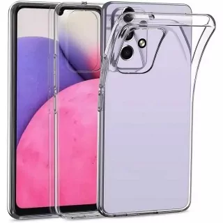 Silikonové pouzdro Coolcase Ultra Thin 0,5 mm na mobil Samsung Galaxy A23 / A23 5G Čiré