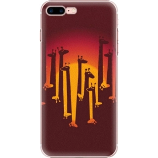 Plastové pouzdro iSaprio Giraffe 01 na mobil Apple iPhone 7 Plus - VÝPRODEJ