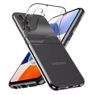 Silikonové pouzdro Coolcase Ultra Thin 0,5 mm na mobil Samsung Galaxy A34 5G Čiré