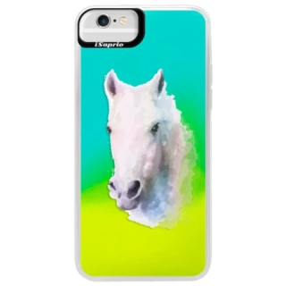 Neonové pouzdro Blue iSaprio Kůň na mobil iPhone 6 Plus/6S Plus