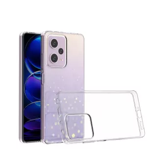 Silikonové pouzdro Coolcase Ultra Thin 0,5 mm na mobil Xiaomi Redmi Note 12 Pro 5G Čiré