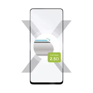 Ochranné sklo FIXED Full-Cover pro Xiaomi Redmi 12 na celý displej, černé (8591680157433)