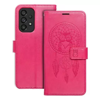 Flipové pouzdro Coolcase Mezzo na mobil Samsung Galaxy A53 5G Magenta lapač snů