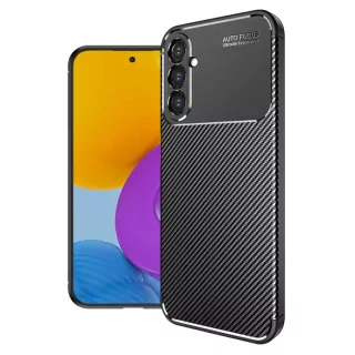 Silikonové pouzdro Premium Coolcase Carbon na mobil Samsung Galaxy A14 5G / LTE Černé