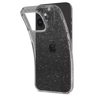 Silikonové pouzdro SPIGEN Liquid Glitter na mobil Apple iPhone 15 Pro