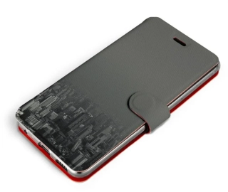 Flipové pouzdro Mobiwear na mobil Xiaomi Mi 11 Lite LTE / 5G - V063P Město v šedém hávu - VÝPRODEJ
